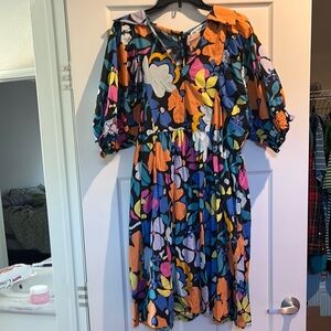 Colorful Floral Women's Dress